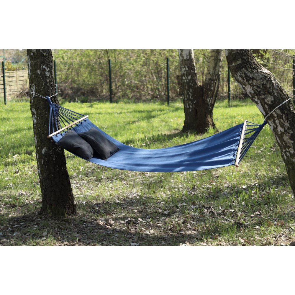 Гамак Jumi Garden тканинний з планкою синій Киев - изображение 4