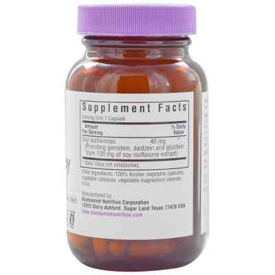 Вітамінно-мінеральний комплекс Bluebonnet Nutrition Соєві Ізофлавони, Non-GMO Soy Isoflavones, 60 вегетаріанськи (BLB0964) Вінниця