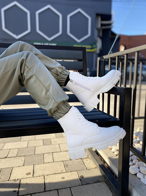 Жіночі черевики GREMMY білі натуральна шкіра зима 37р.38р.(4264) Коломия - фото 6