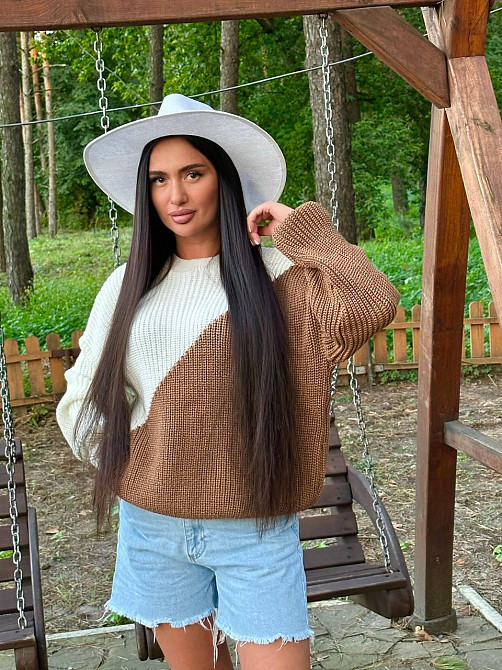 Жіночий модний светр двоколірний. 44-56р Київ - фото 9