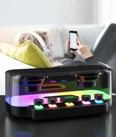 Портативная колонка Bluetooth с подсветкой RGB Bluetooth 5.0, Type-C. Коломыя