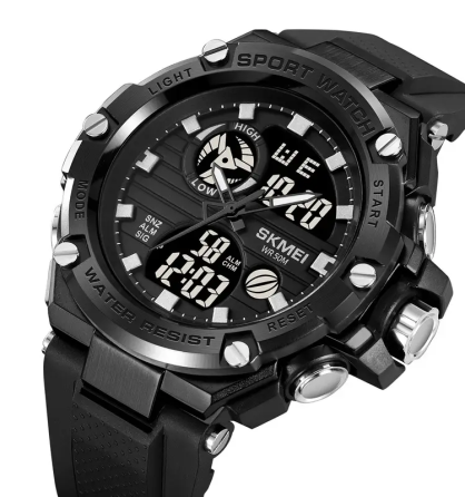 Часы мужские наручные спортивные Skmei 2119 (Черный) Киев