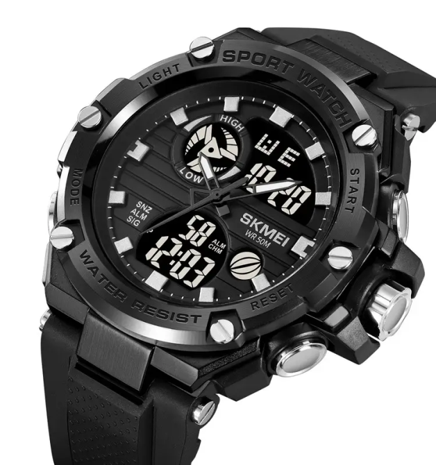Годинник чоловічий наручний спортивний Skmei 2119 (Чорний) Київ - фото 2