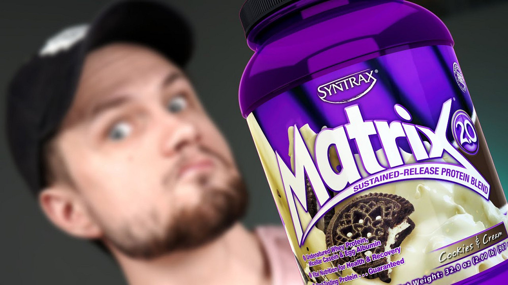 Протеин Syntrax Matrix 0.9 kg (Bananas & Cream) Луцк - изображение 4