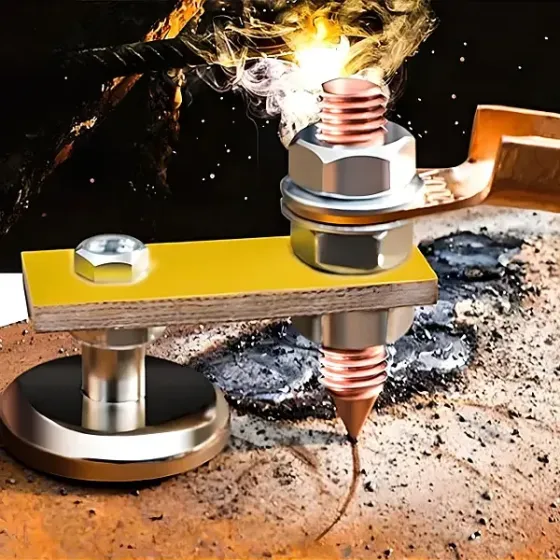 Магнітна клема для зварювання споттера 32 мм Київ