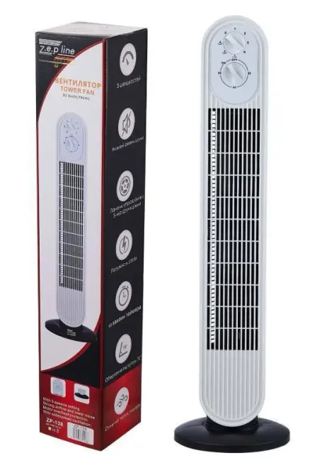 Вентилятор напольный Zepline ZP-138 500Вт Коломыя - изображение 2