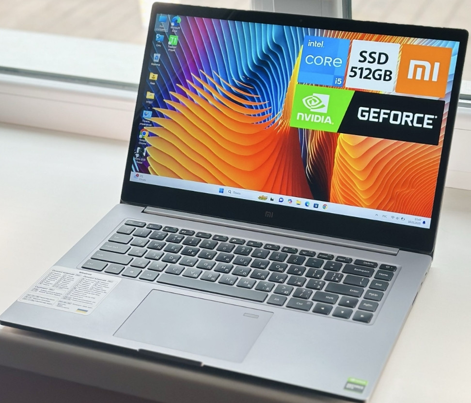 Ноутбук ігровий Xiaomi 15.6"/MX150/512Gb. / Windows 11 Ліцензія! Mi Notebook Pro Харків - фото 4