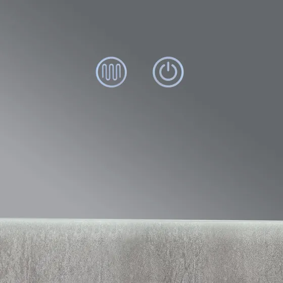 Дзеркало Qtap Taurus (TA2) 1200×800 мм з LED-підсвіткою Touch, з антизапотіванням, з диммером, рев. темп. кольору (3000-6500K) Київ