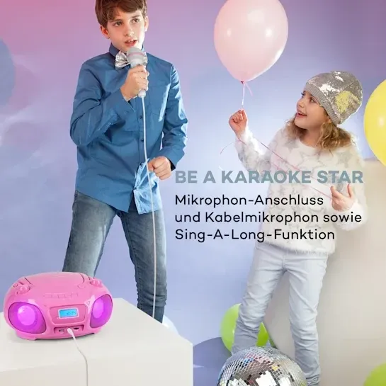 Бумбокс Auna Roadie Sing CD з функцією караоке з Німеччини Дніпро