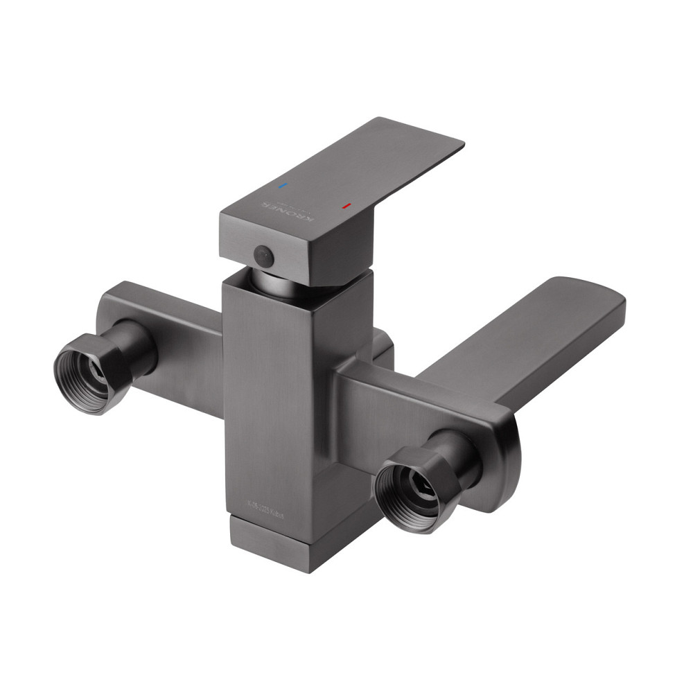 Смеситель для ванны Kroner KRP Edelstahl Kubus - PVD070 Киев - изображение 4