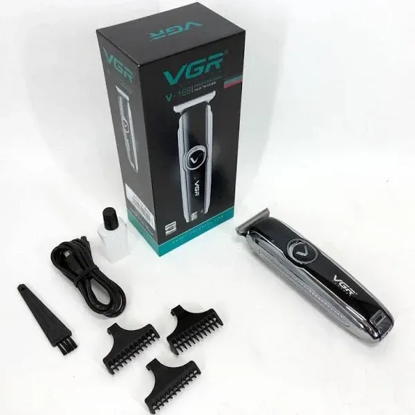 Аккумуляторная машинка для стрижки VGR V-168, 3 насадки, автономная работа 120 минут, индикатор заряда 8642 Одесса - изображение 7