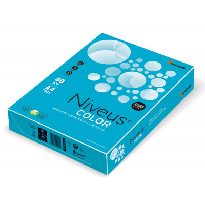 Папір Mondi Niveus COLOR intensive Blue A4, 80g, 500sh (A4.80.NVI.AB48.500) Вінниця - фото 1