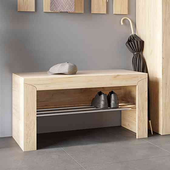 Тумба для обуви Эверест Либерти 90х38х46 дуб крафт золотой (DTM-2204) Львов