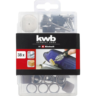Набор инструментов Einhell оснастки для гравера KWB 38шт (510951) Винница - изображение 4