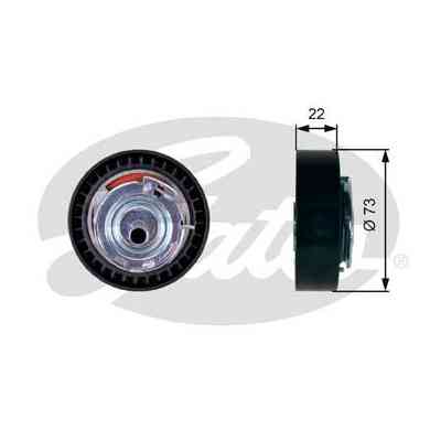 Ролик натяжителя ремня Gates T43225 Винница