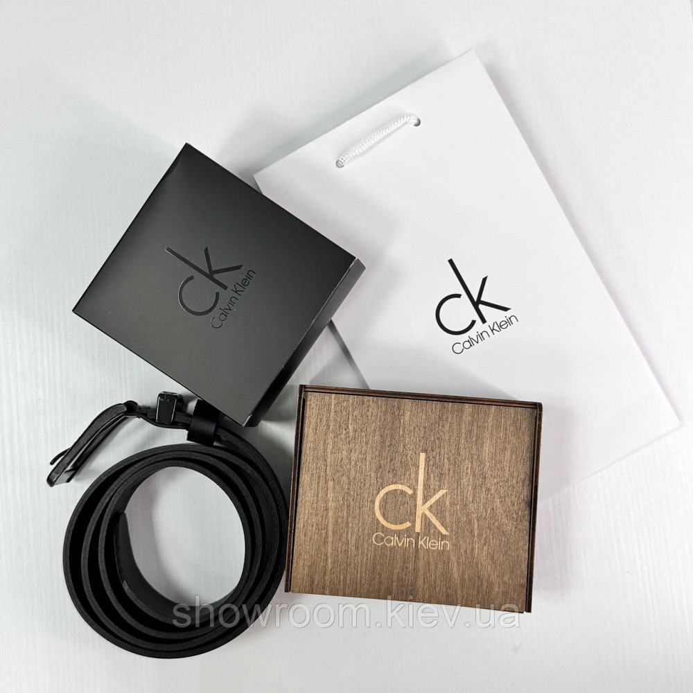 Чоловічий брендовий ремінь із натуральної шкіри (449) Київ - фото 7