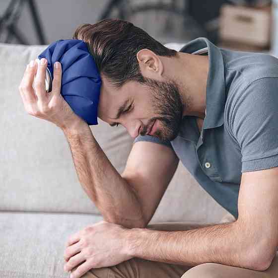 Сумка для льоду Reusable Ice Bag 15.2 cm багаторазовий холодний пакет для травм гелевий компрес гаряча та холодна терапія Київ