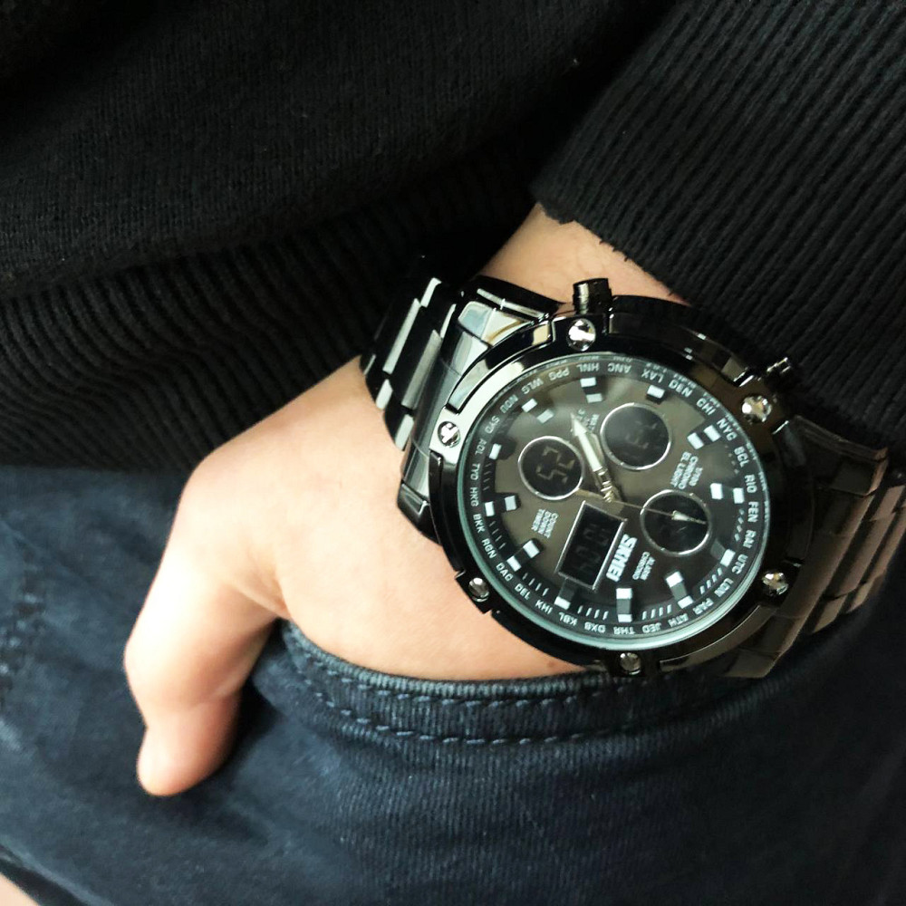 Противоударные военные мужские часы SKMEI, Военные часы для всу, Рыбацкие часы Армейские топ AF-32 Львов - изображение 6