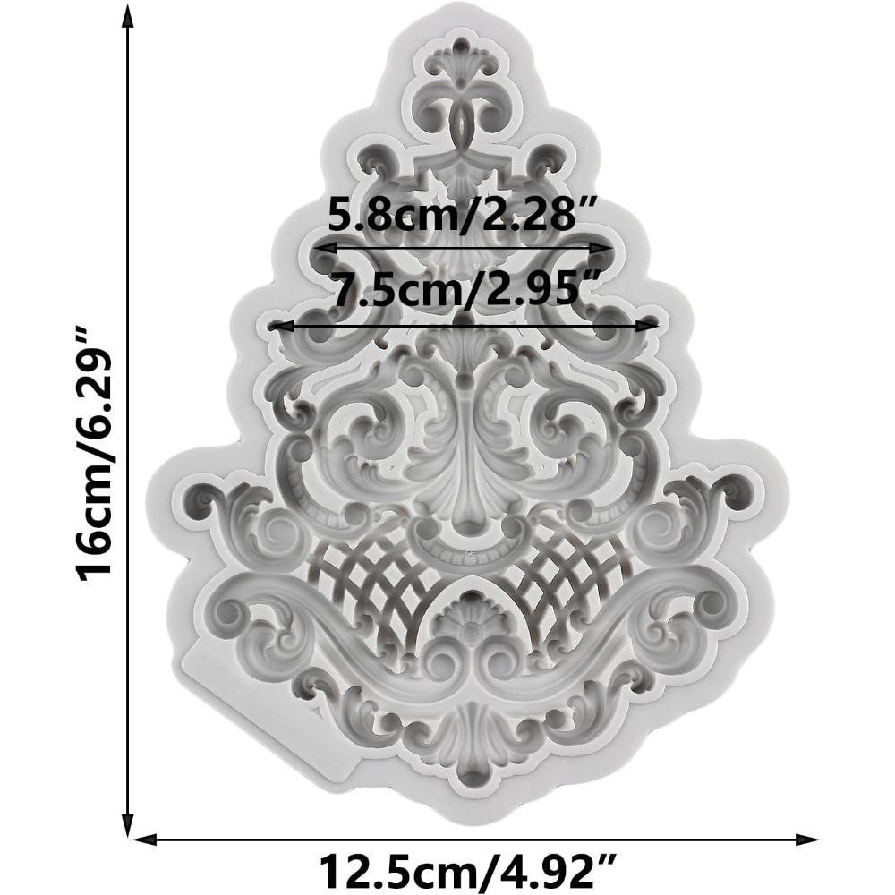 Молд силіконовий Абстракція 160 на 125 мм сірий Київ - фото 2