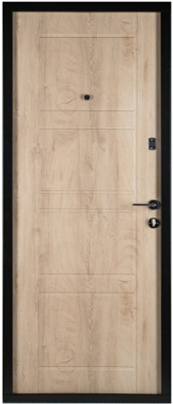 Двері вхідні Наші Двері МЕГА Міра Сріз дерева коньячний/Зріз дерева ячмінний 960х2040 мм Київ