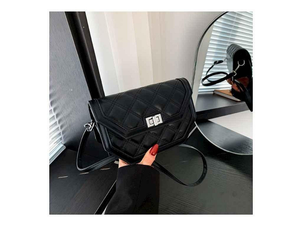 Сумка женская черный 12*13*6,5см арт.9627-1 ТМ КИТАЙ Киев - изображение 1