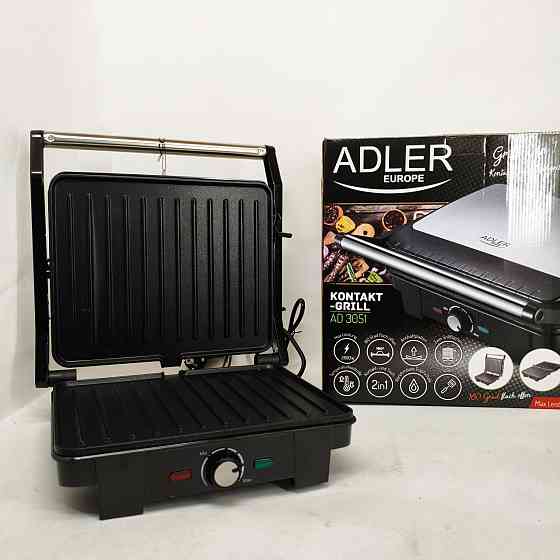 Гриль барбекю электрический для дома Adler AD 3051 2800Вт, Электрический гриль для квартиры GL-45 Львов