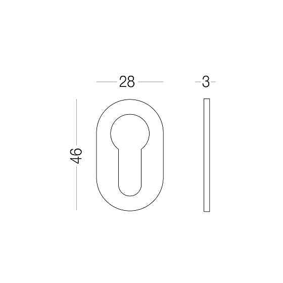 НАКЛАДКА ПІД ЦИЛІНДР E21 BLACK ЧОРНА Київ