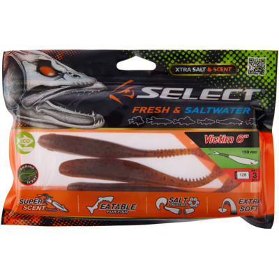 Силікон рибальський Select Victim V-Tail 6" 128 (3 шт/уп) (1870.74.52) Вінниця - фото 2