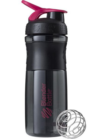 Шейкер спортивний (пляшка) BlenderBottle SportMixer Flip 28oz/820ml Black/Pink Каменское - изображение 1