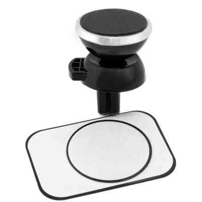 Универсальный автодержатель Extradigital Magnetic Holder Black/Silver (CRM4114) Винница