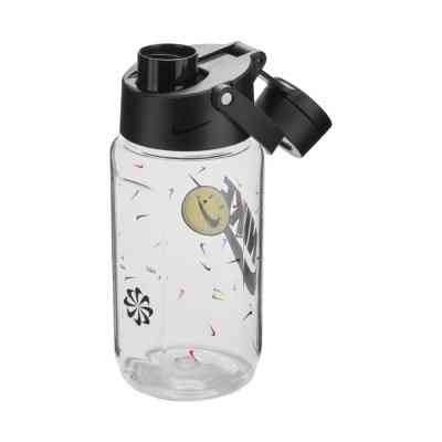 Бутылка для воды Nike TR Renew Recharge Chug Bottle 16 OZ грфічний прозорий, чорний 473 мл N.100.7634.968.16 (887791742377) Винница
