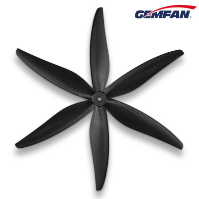 Пропеллер для дрона Gemfan 8040 3 Blade Propeller Black 1 pair (GF8040-3CN/HP098.PMCN8040-3B) Вінниця - фото 1