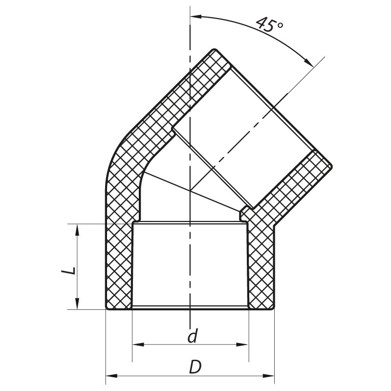 Кут 45 90 PPR Koer K0202.PRO (KP2567) Київ - фото 4