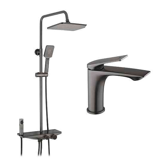 Набор 2 в 1 душевая система Kroner Armada-GRP066 + смеситель Graz-GRP010 Киев