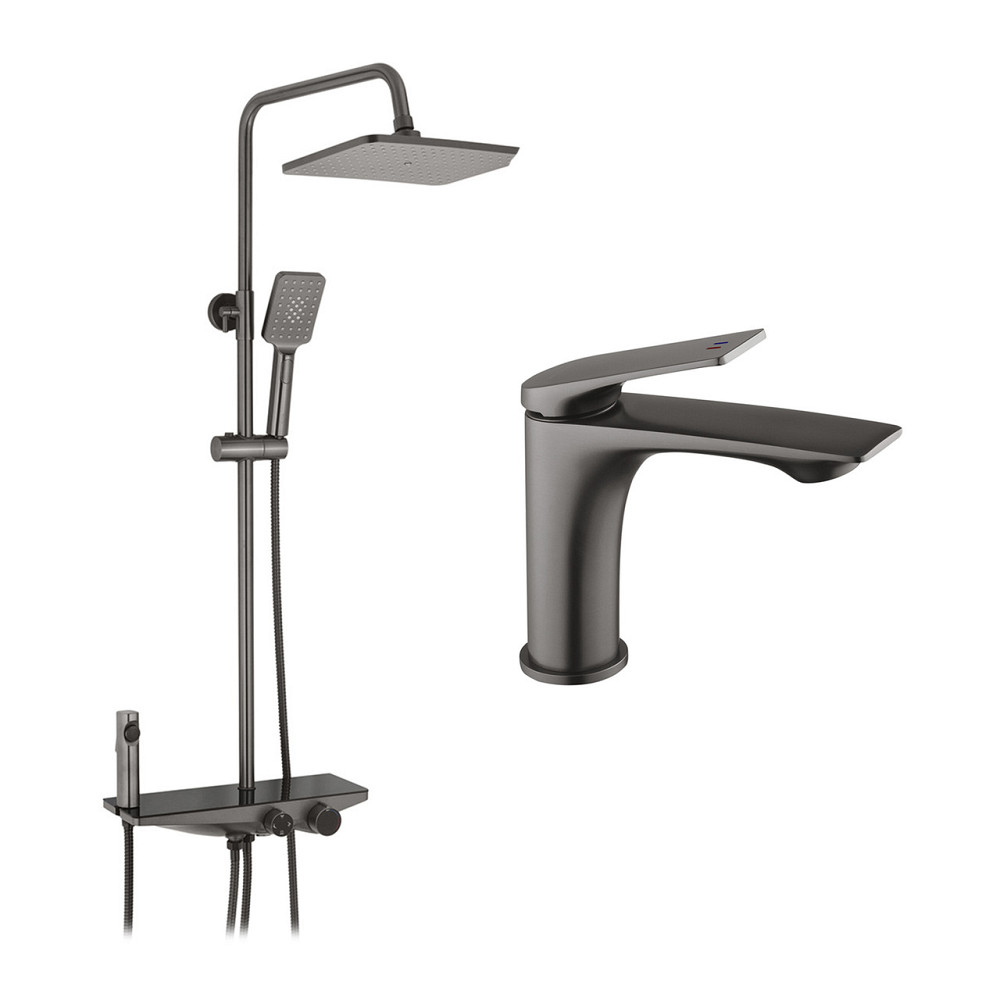 Набор 2 в 1 душевая система Kroner Armada-GRP066 + смеситель Graz-GRP010 Киев - изображение 1