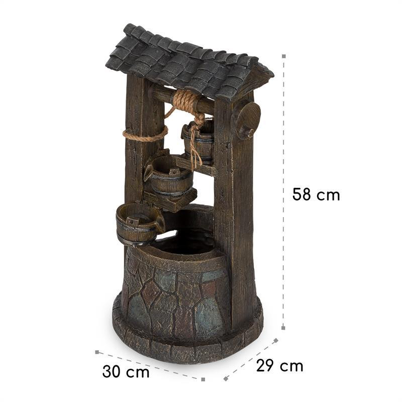 Каскадный фонтан Speyer, солнечный фонтан, садовый фонтан, 4 уровня работы от батареи, 2,8 Вт, солнечная Ровно - изображение 7