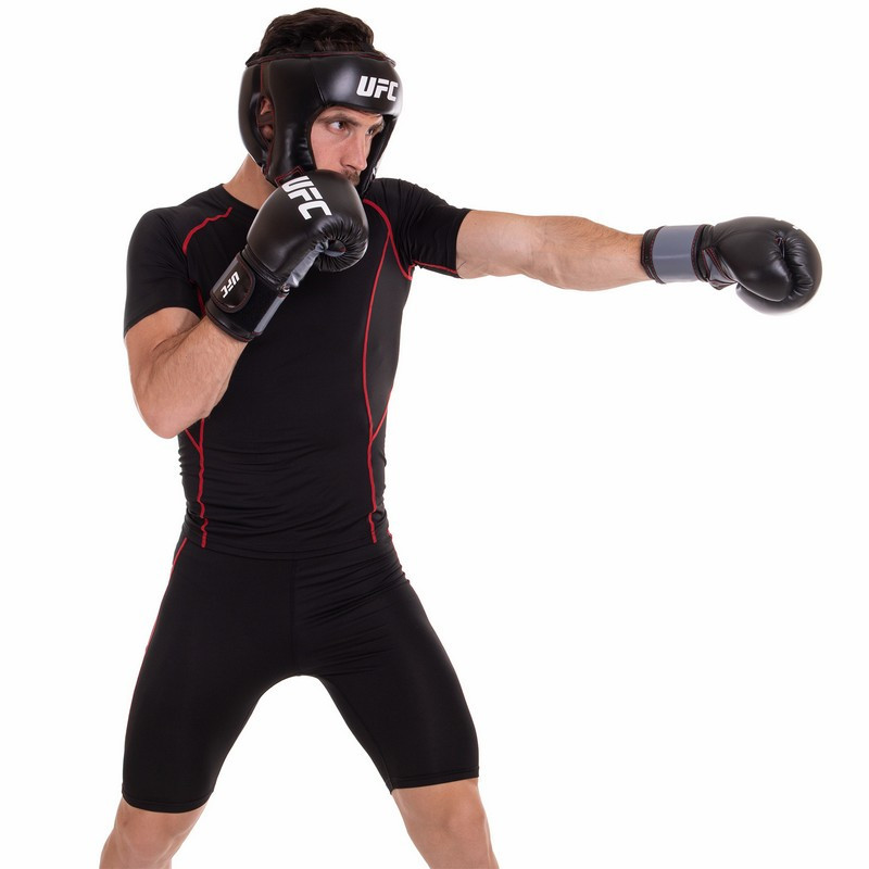 Перчатки боксерские UFC Boxing UBCF-75181 размер 14 унций черный Перчатки для бокса и единоборств Киев - изображение 9