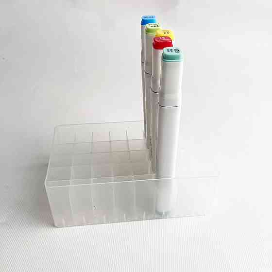 Підставка для маркерів органайзер для канцелярського приладдя 40 осередків Кам'янець-Подільський