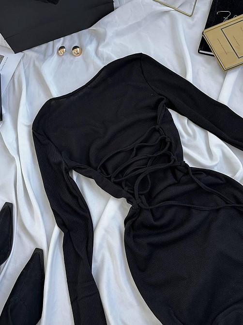 Элегантное женское платье с выразительным разрезом ¦плотный рубчик 46/48 Одесса - изображение 9