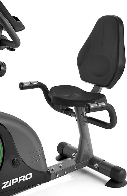 Велотренажер горизонтальний магнітний Zipro Easy чорно-сірий Київ - фото 7