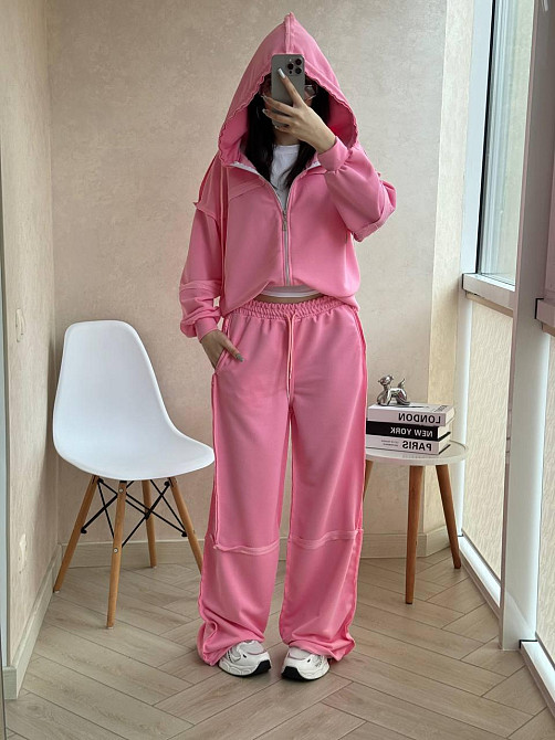 Женский оверсайз костюм двойка турецкая петля Одесса - изображение 6