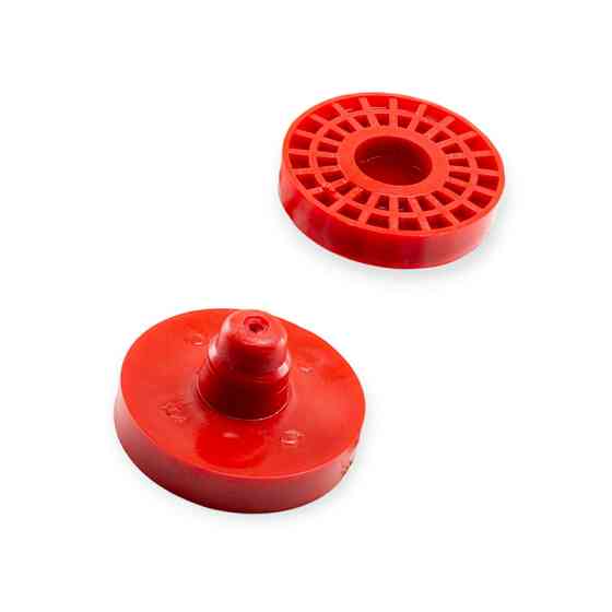 Підставка пружини Ланос-Sens задній (рті) верх 25мм червоні 2шт. під Мукачево