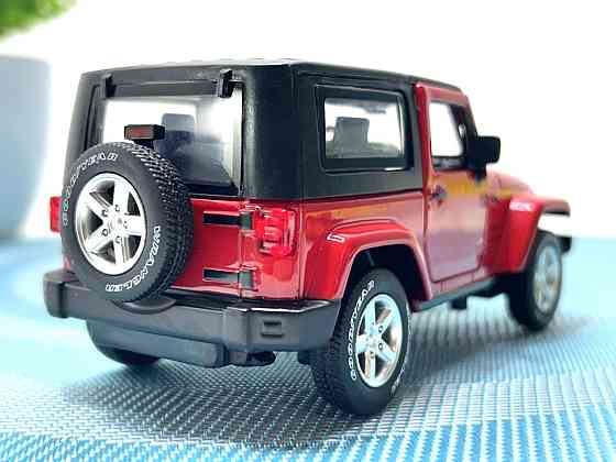 Машина металева Автопром Jeep Wrangler світло звук відчиняються двері капот 1:32 Червона (68331) Чернігів