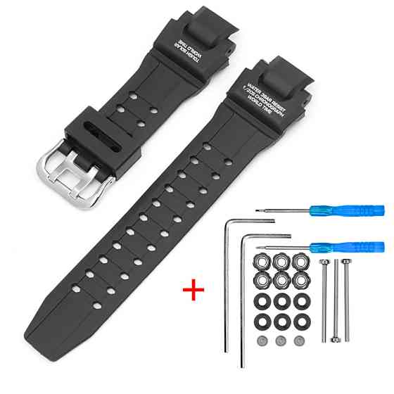 Ремешок для Casio G-Shock GA-1000 Black SI SBR Киев