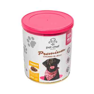 Вологий корм для собак Pet Chef З куркою 800 г (4820255193656) Вінниця