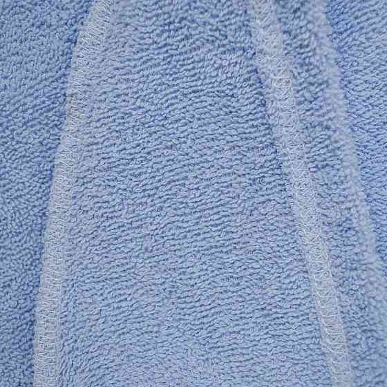 Полотенце для волос тюрбан махровый YouStar 75х26 см 100% Хлопок 400г/м2 (Голубой) Сумы