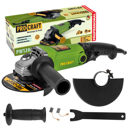 Машина кутова шліфувальна PROCRAFT PW1200E 125мм 860Вт Коломыя - изображение 2