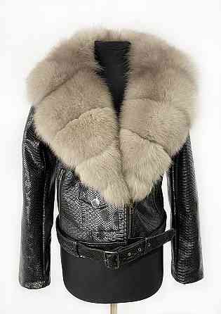 Куртка косуха жіноча з хутром песця під Соболь р 42 Харків