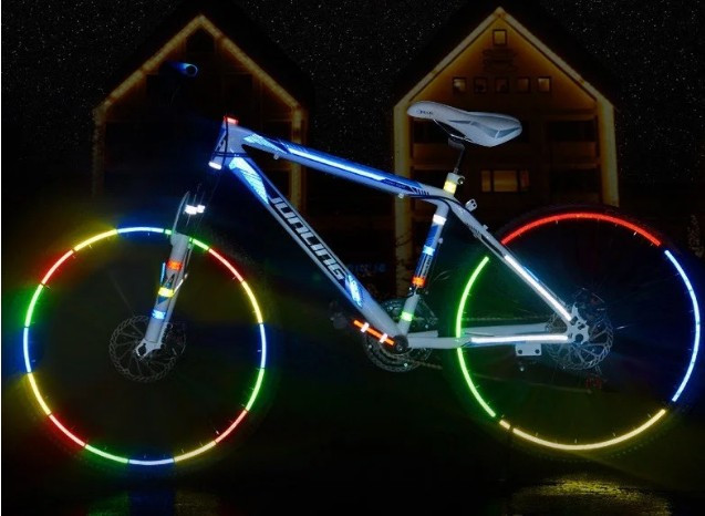 Світловідбивна стрічка для одягу, велосипеда FGT-006 Feel Fit зелена Бровари - фото 4