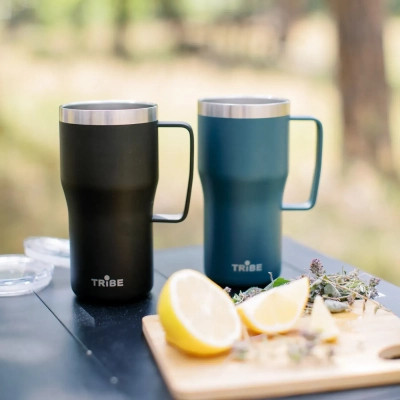 Термокружка Tribe Travel Mug 600 мл black (T-FA-0034-black) Вінниця - фото 7